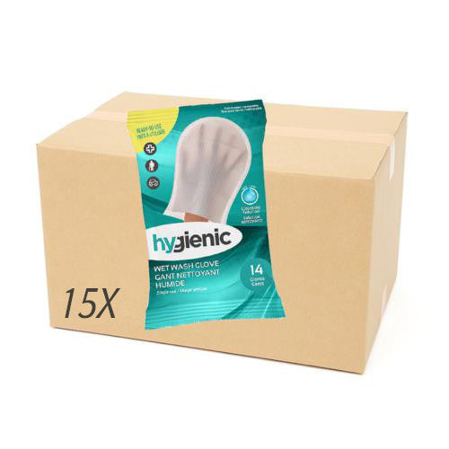 Caisse de 210 gants nettoyants humides