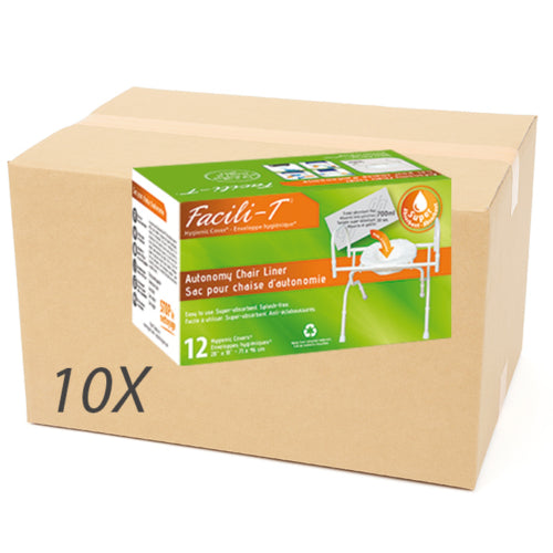Caisse de 120 enveloppes pour chaise d’aisance FACILI-T