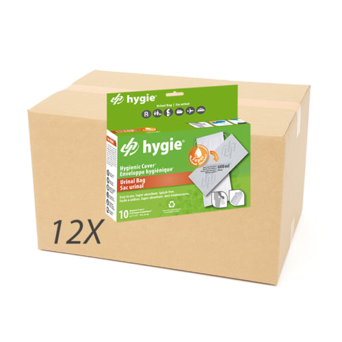 Caisse de 120 enveloppes pour support urinal