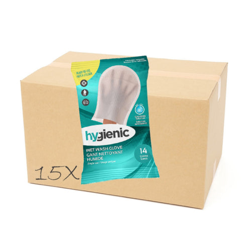 Caisse de 210 gants nettoyants humides