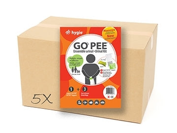 Caisse de 5 kits urinaux GO PEE®