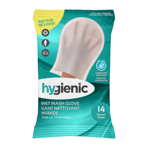 Paquet de 14 gants nettoyants humides